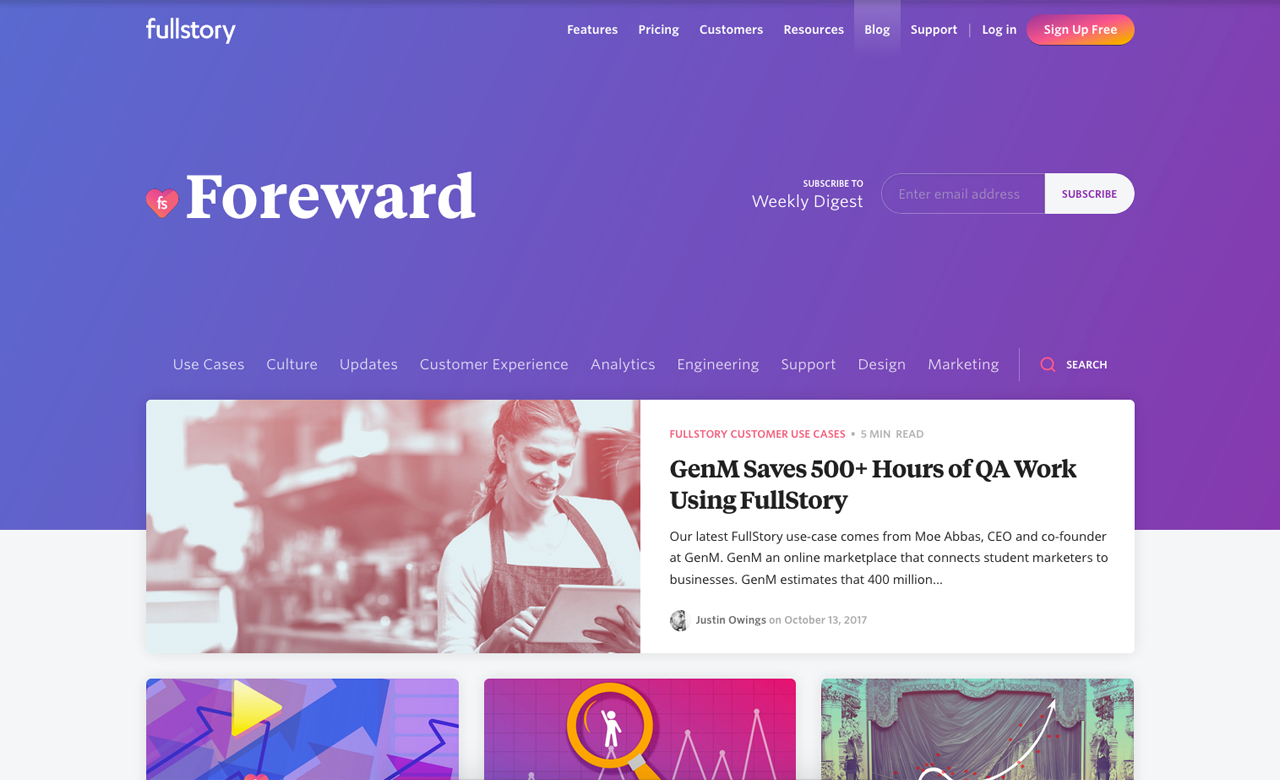 Foreward Blog by FullStory