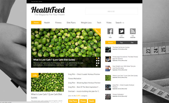 HealthFeed The Magazine For Your Health