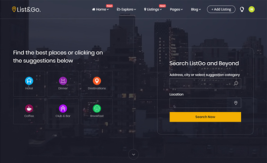 Listgo Directory WordPress Theme