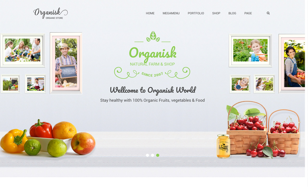 Organisk Multipurpose Organic WooCommerce Theme