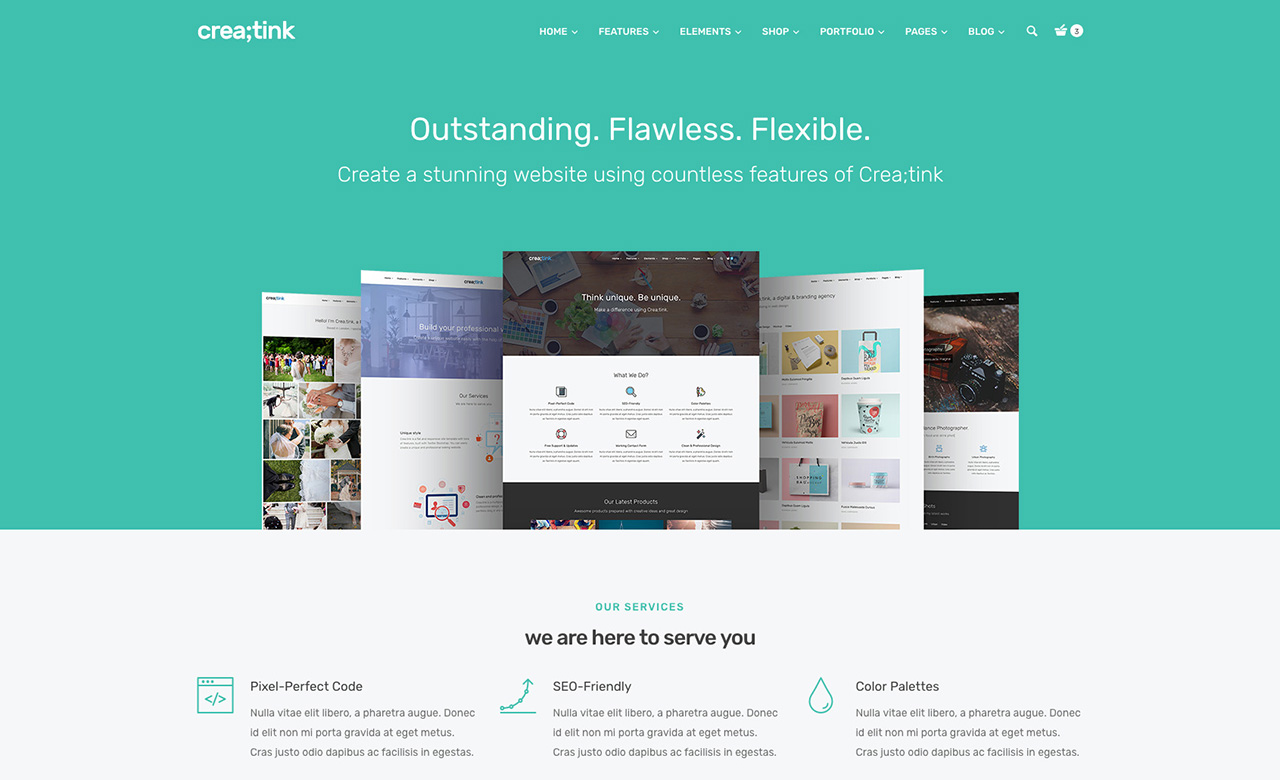 Creatink Multi Concept Responsive WordPress Theme