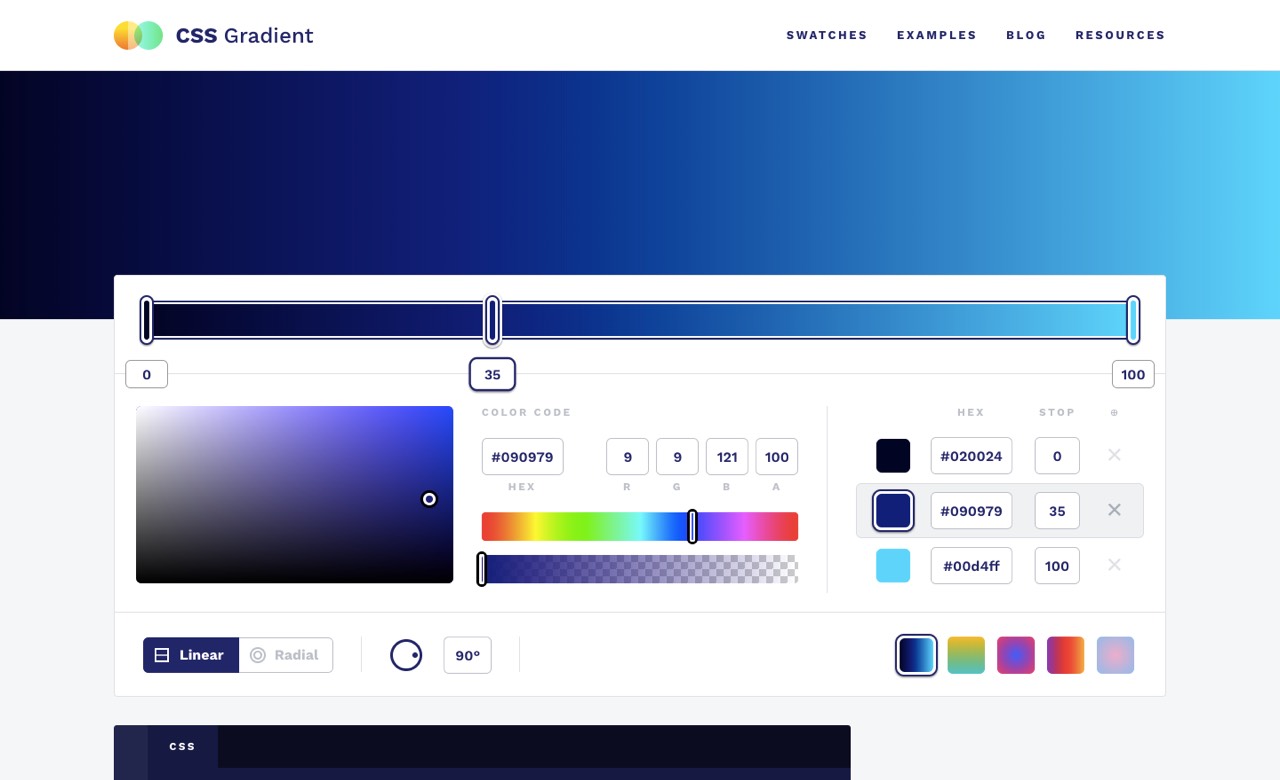 CSS Gradient