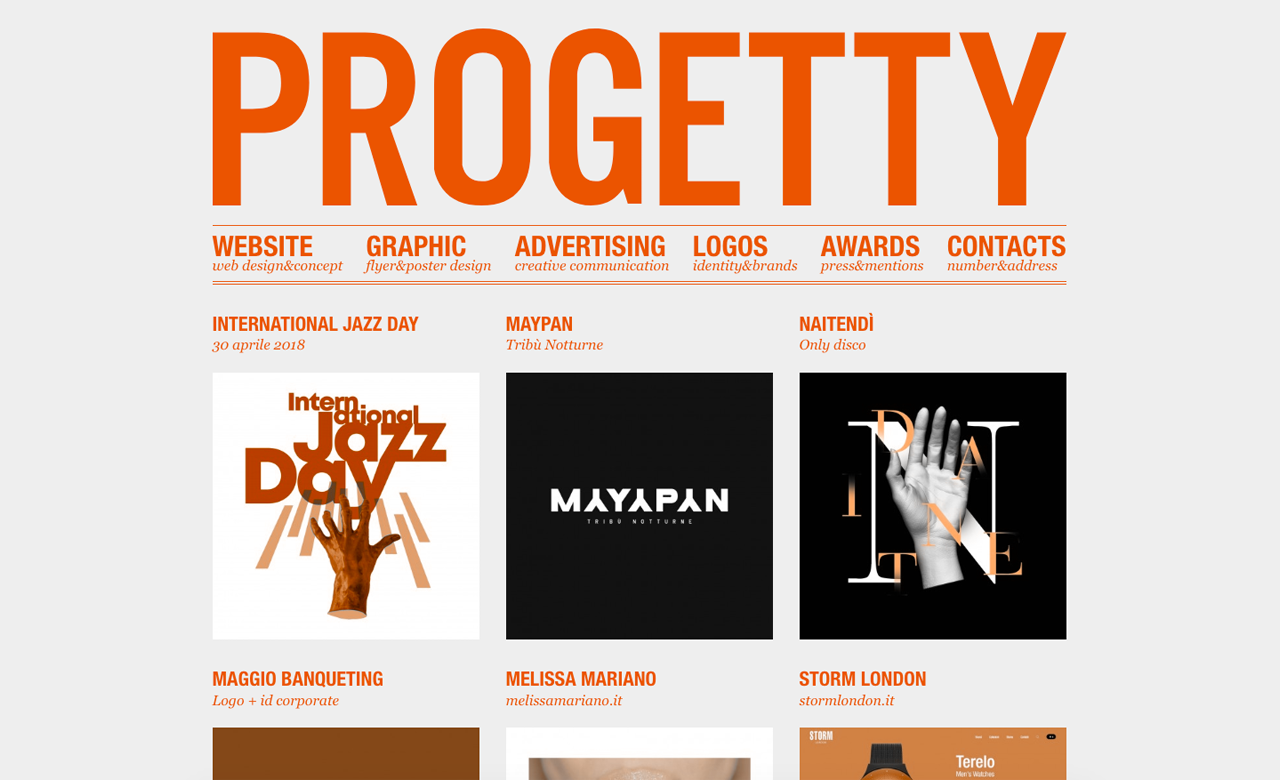 Progetty design portfolio