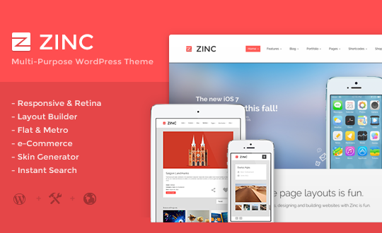 Zinc eCommerce WordPress Theme