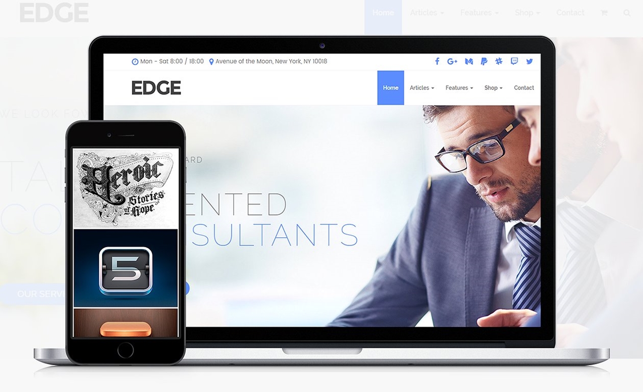 Edge Business WordPress Theme