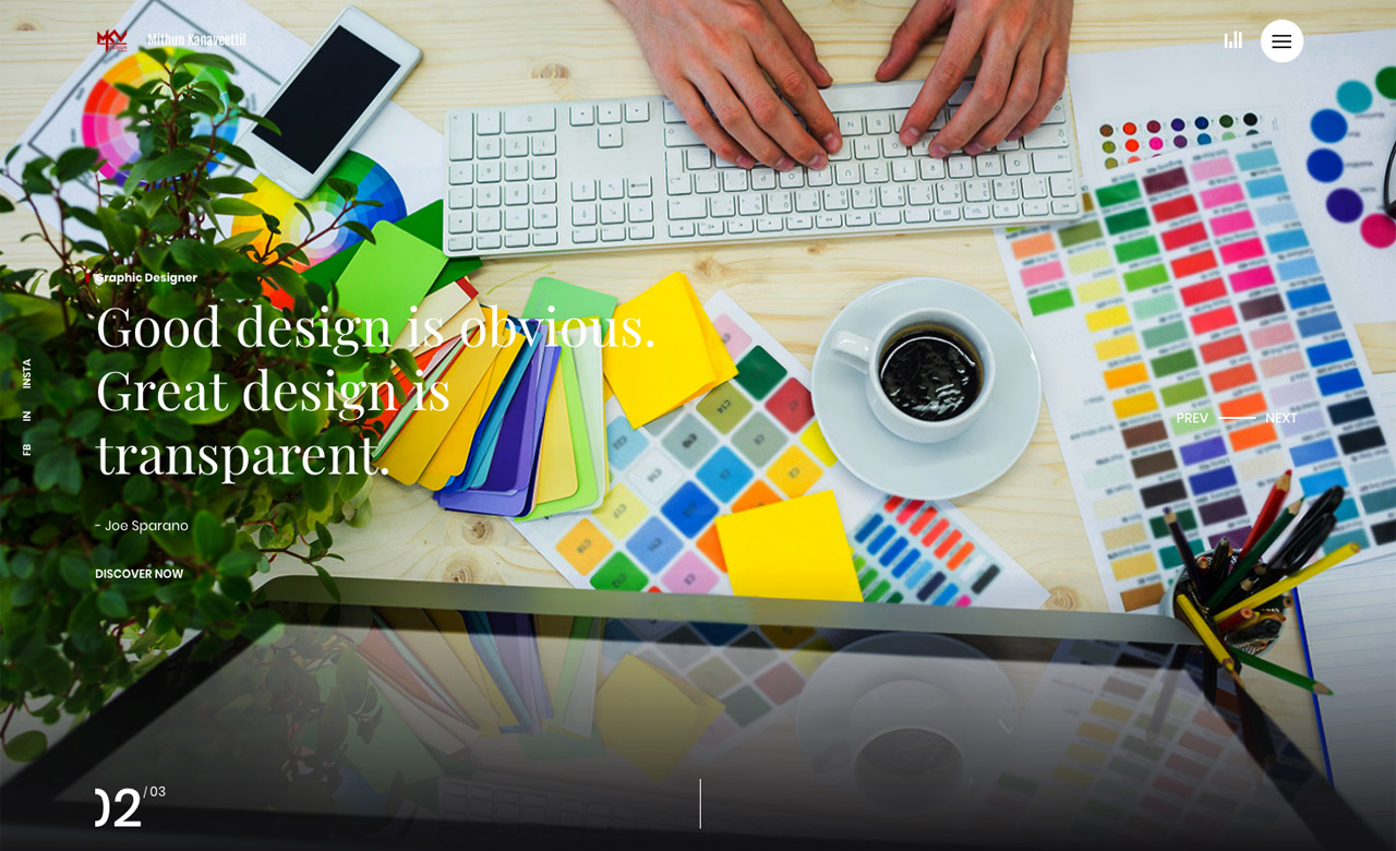 MKV Design Studio Mithun Kanaveettil Web Portfolio
