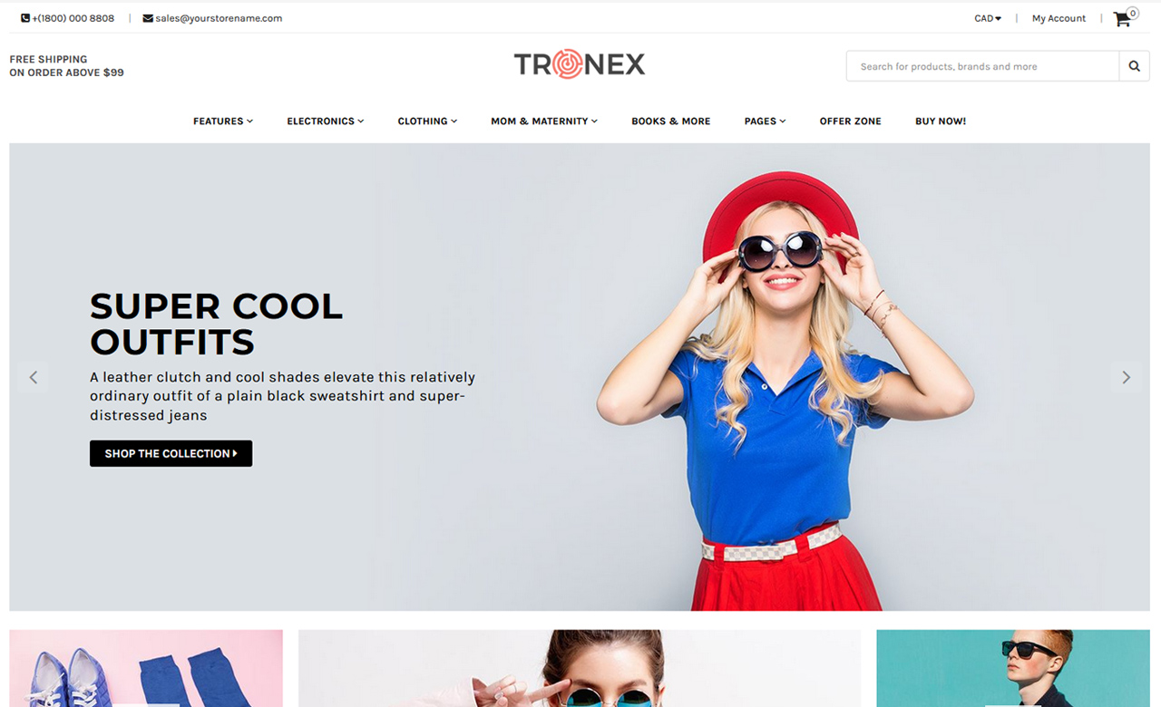 Tronex Multipurpose Shopify Template 