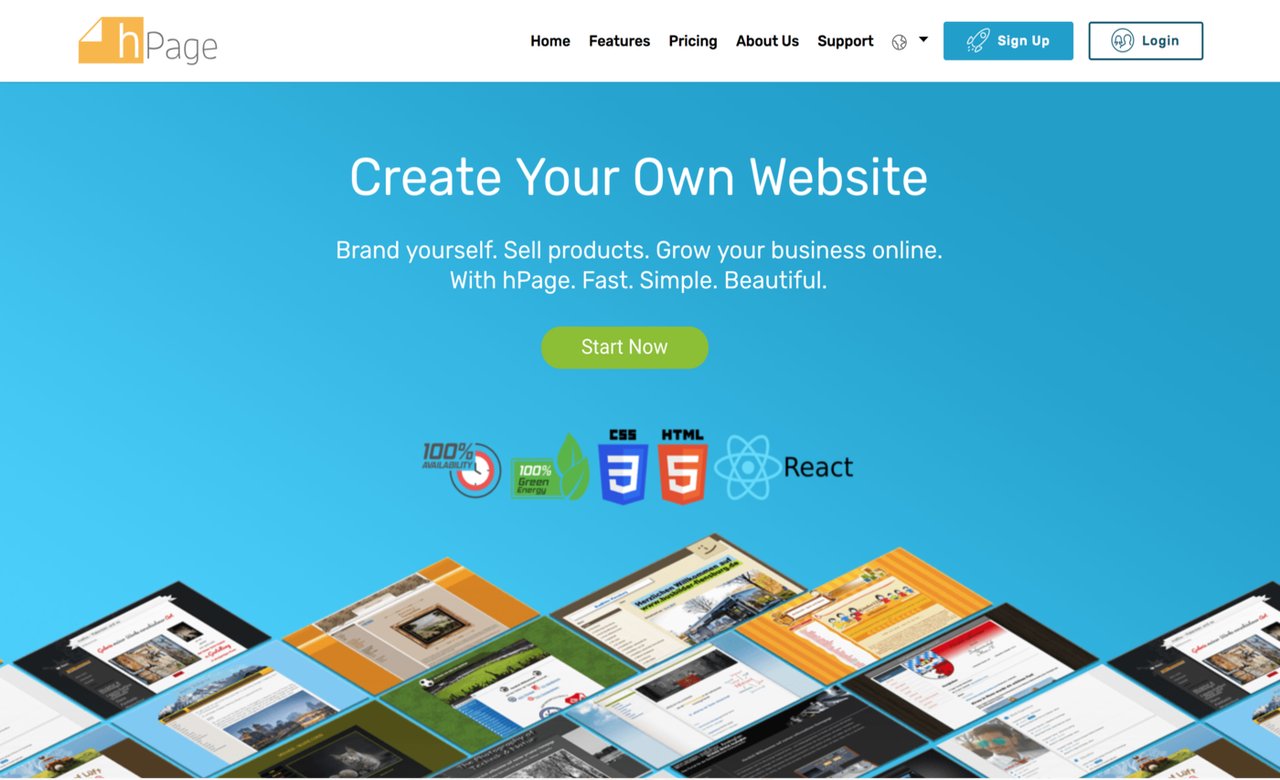 hPage Website Builder