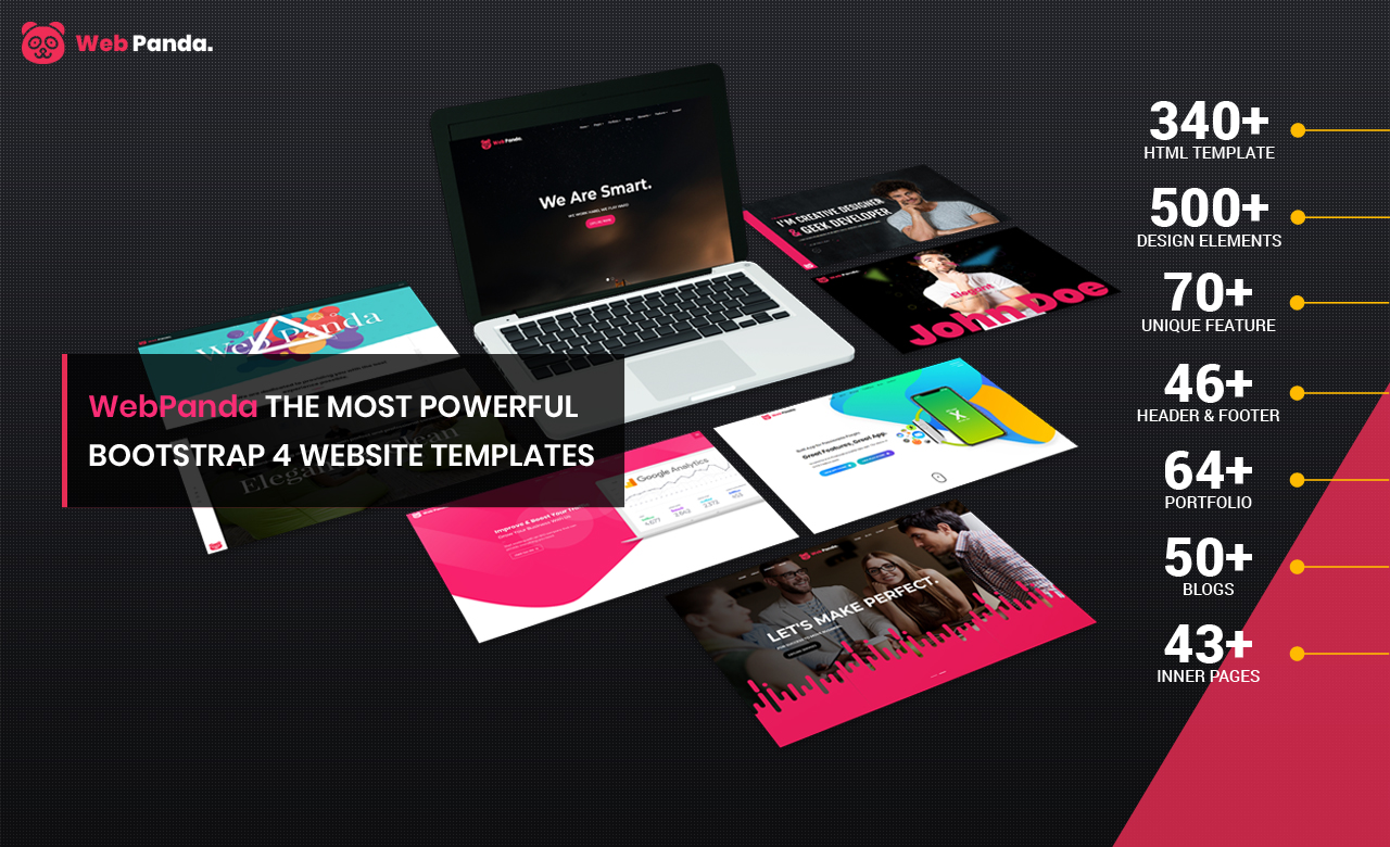 WebPanda Bootstrap 4 Multipurpose Responsive HTML5 Template