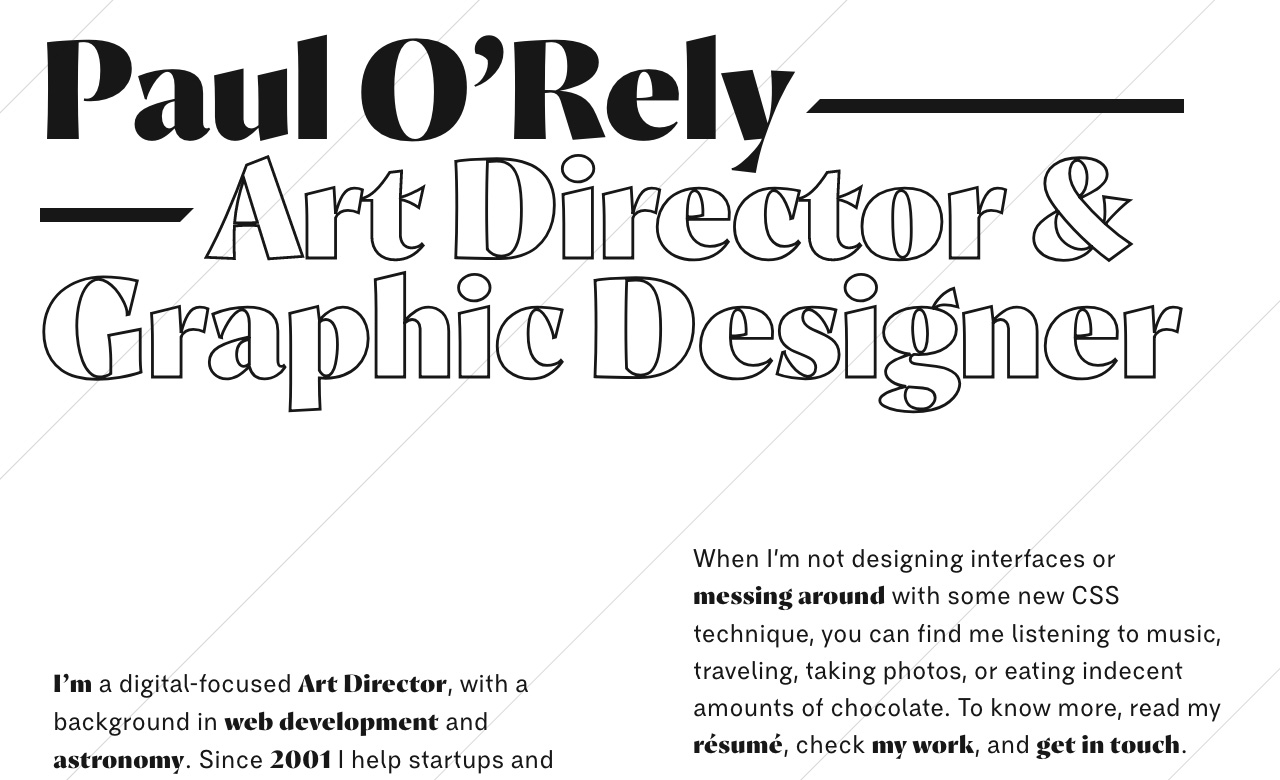 Paul O Rely Art Director and Graphic Designer