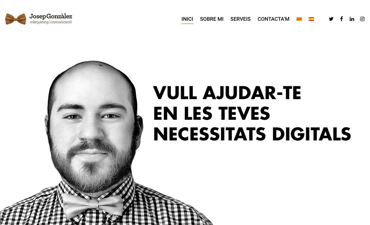 Josep Gonzalez Web en Wordpress
