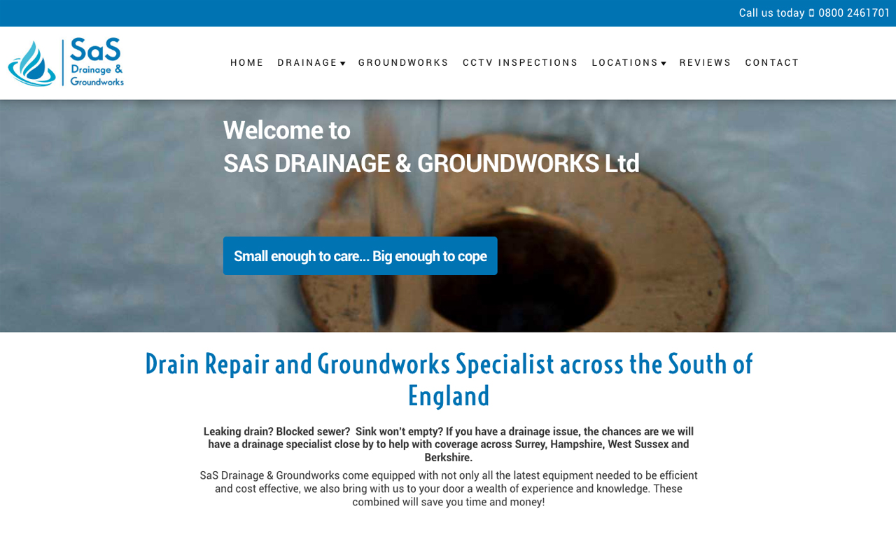 SaS drainage and Groundworks