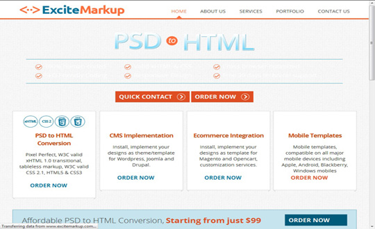 Psd to HTML