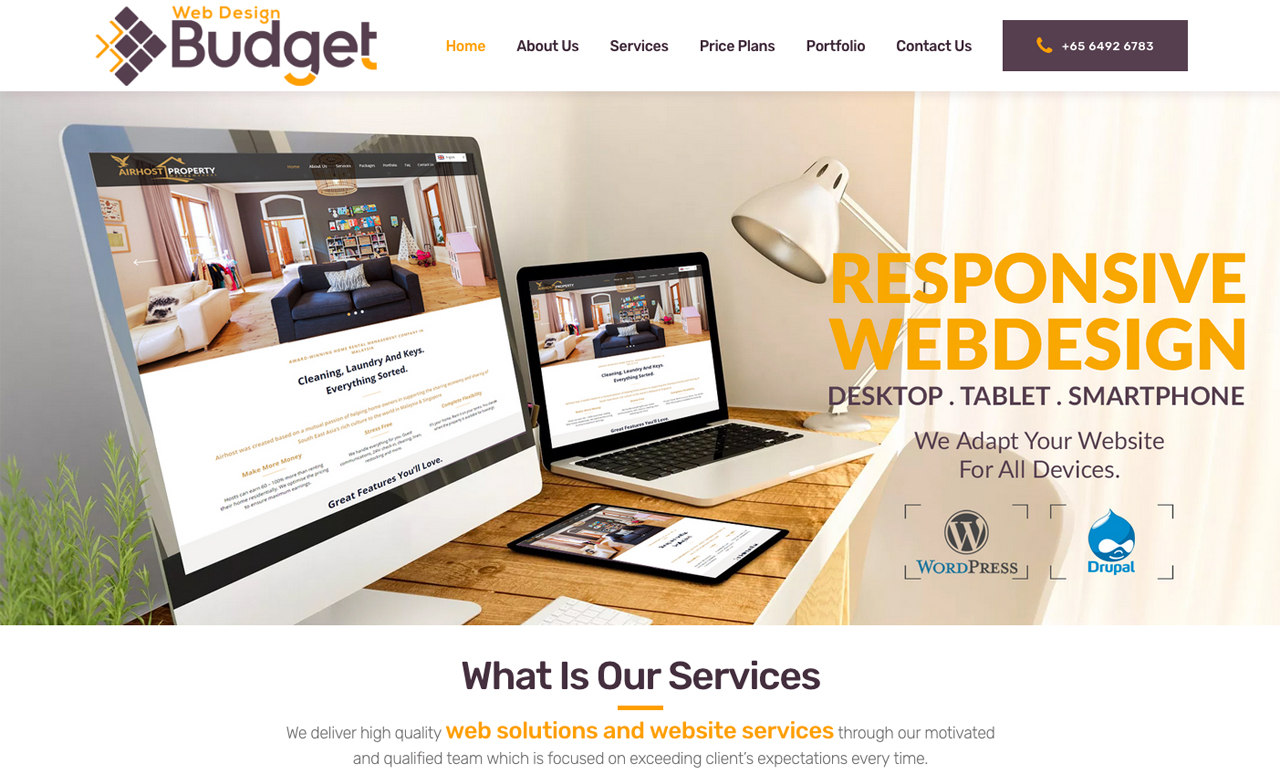 Budget website design