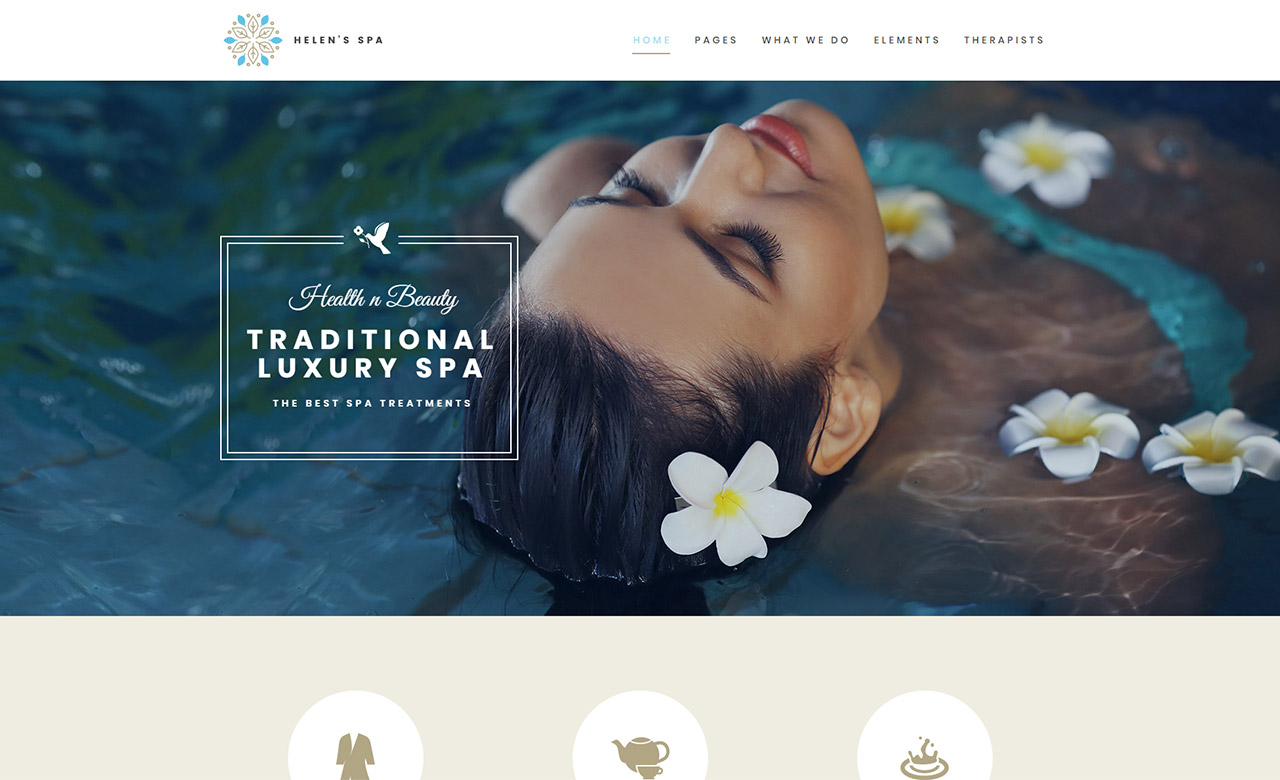 Helens Spa WordPress Theme