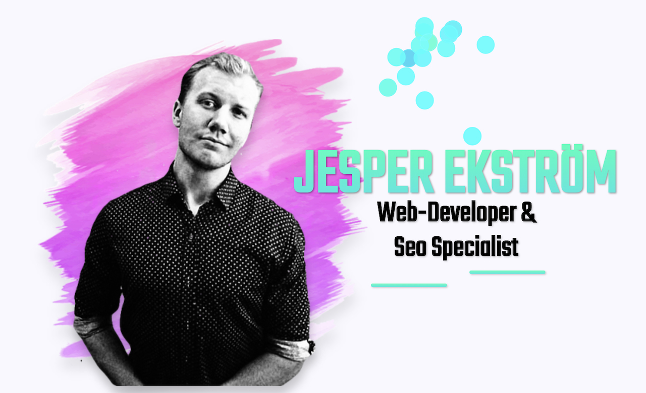 Jesper Ekstroms Portfolio Website