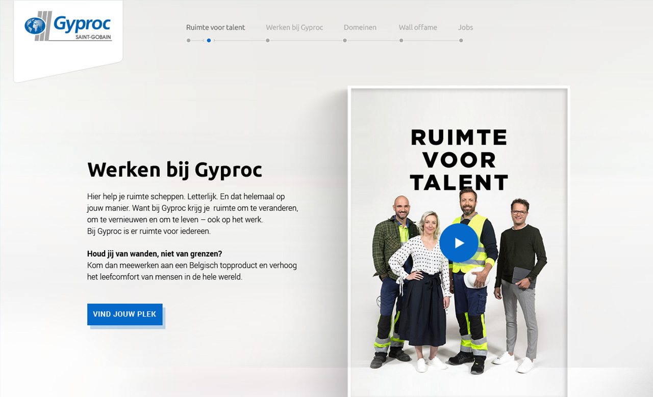 Gyproc Career Site Belgium
