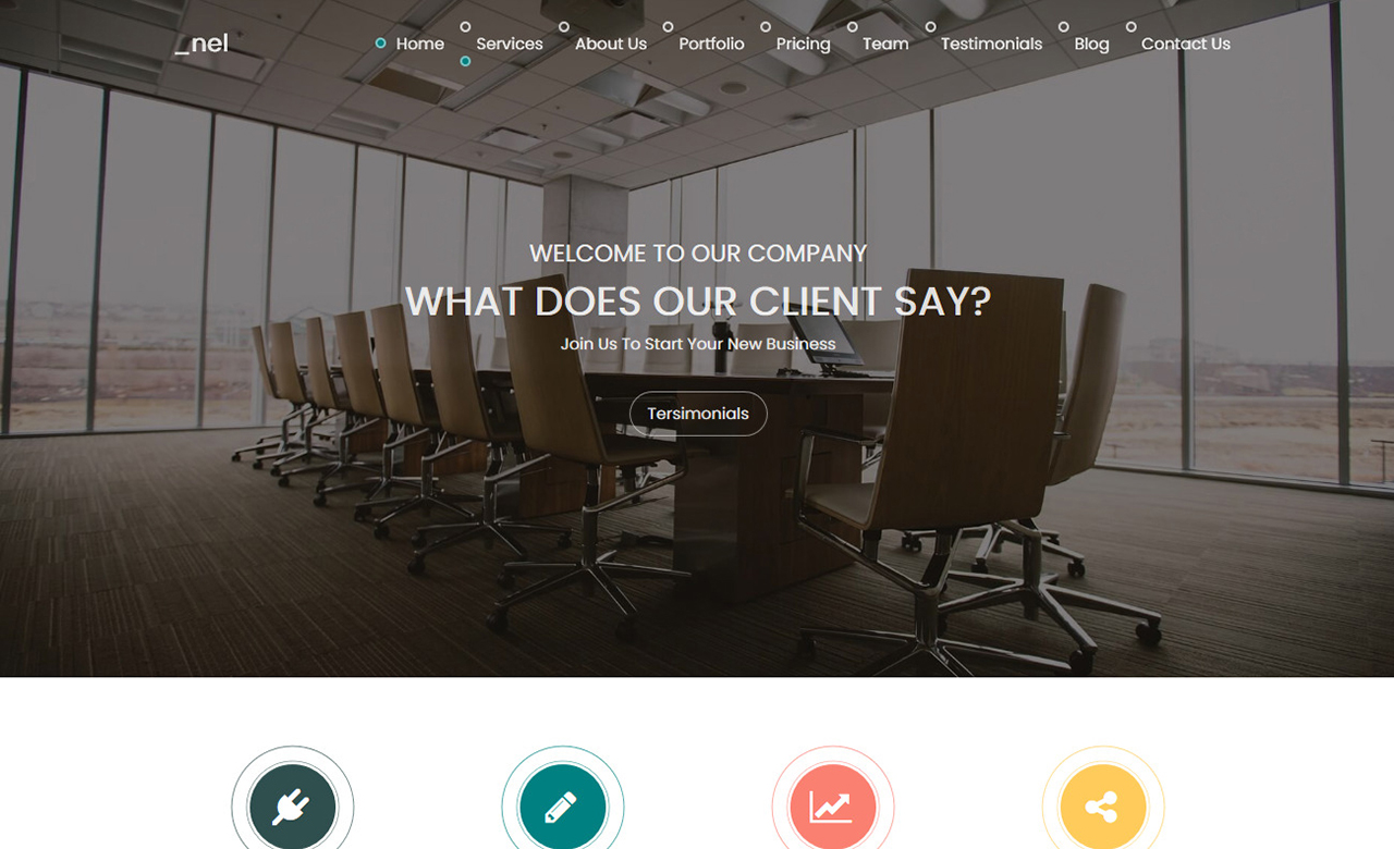 Nel One Page Corporate HTML5 Templates