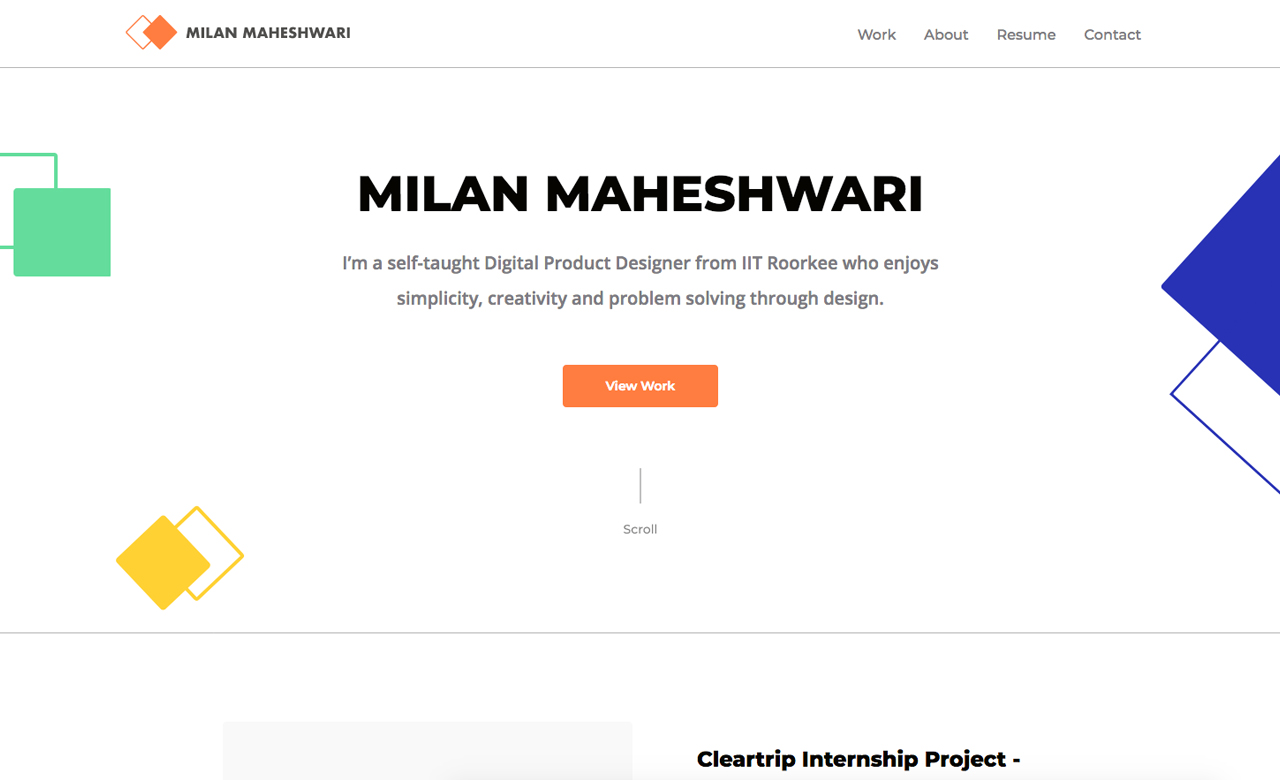 Milan Maheshwari Portfolio