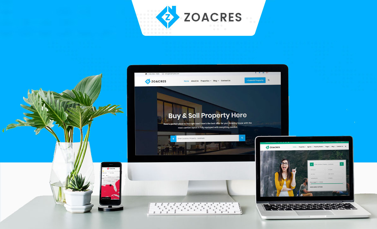 Zoacres Real Estate WordPress Theme by zozothemes