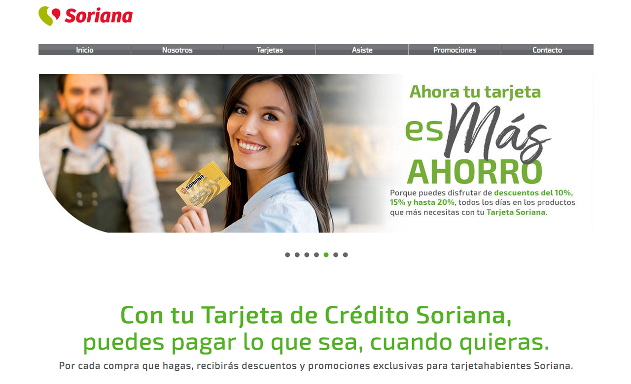 Tarjeta de Credito Soriana