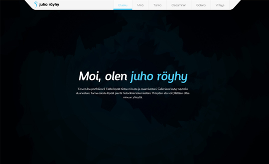 Portfolio of Juho Royhy