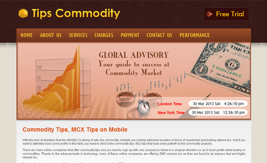 Commodity Tips MCX Tips on Mobile
