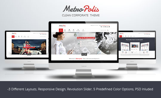 Metropolis Clean Multipurpose Theme