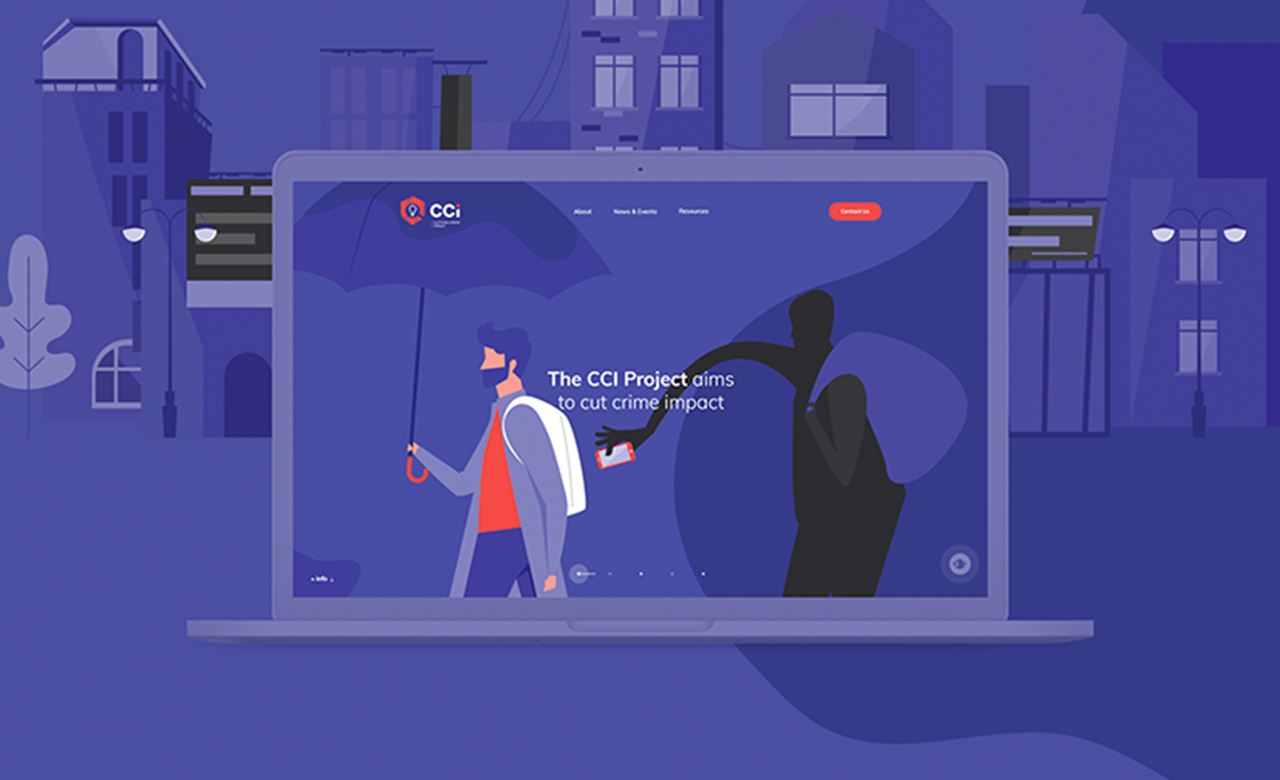 Project scroll. CSS illustration